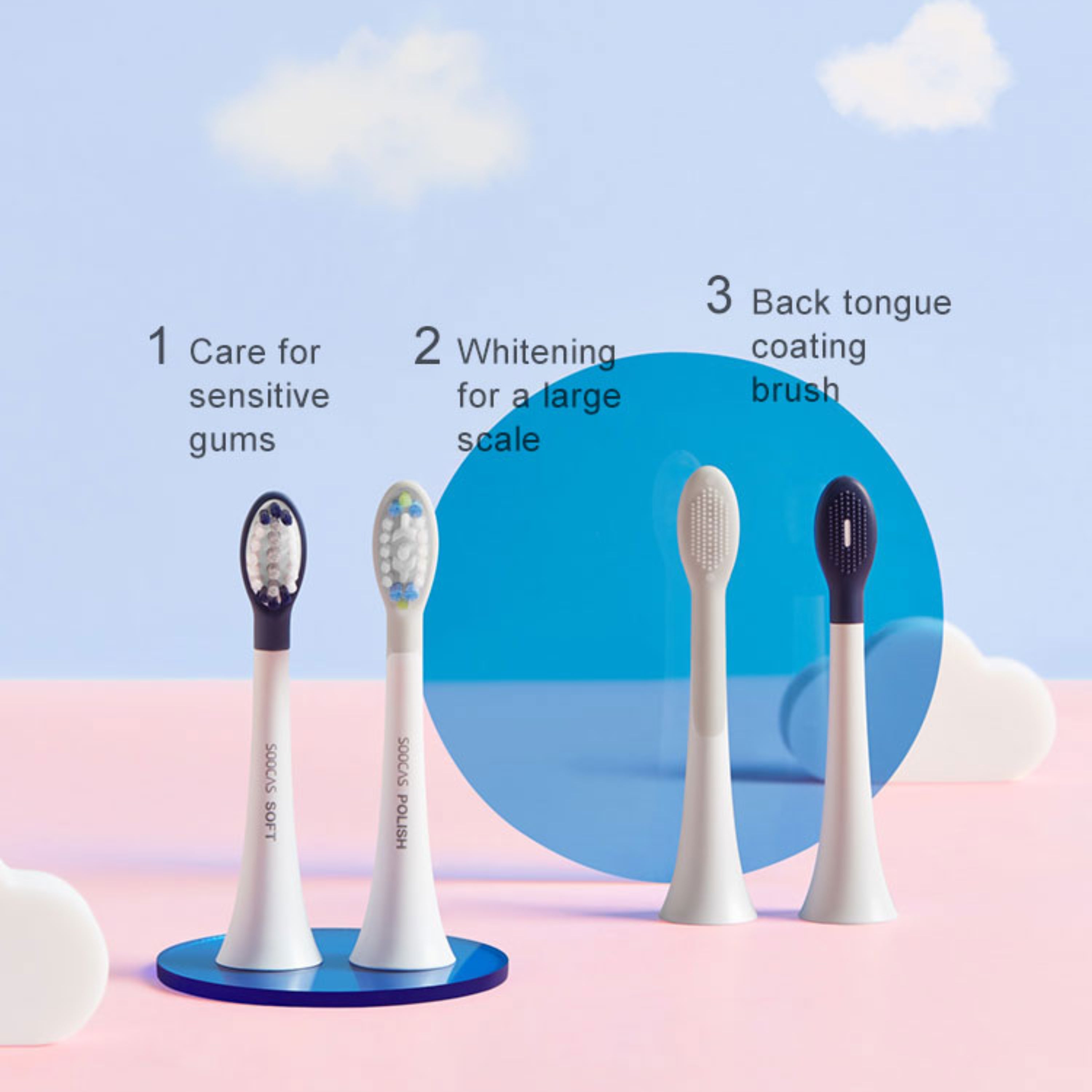 SOOCAS V1 Sonic Toothbrush with Travel Case